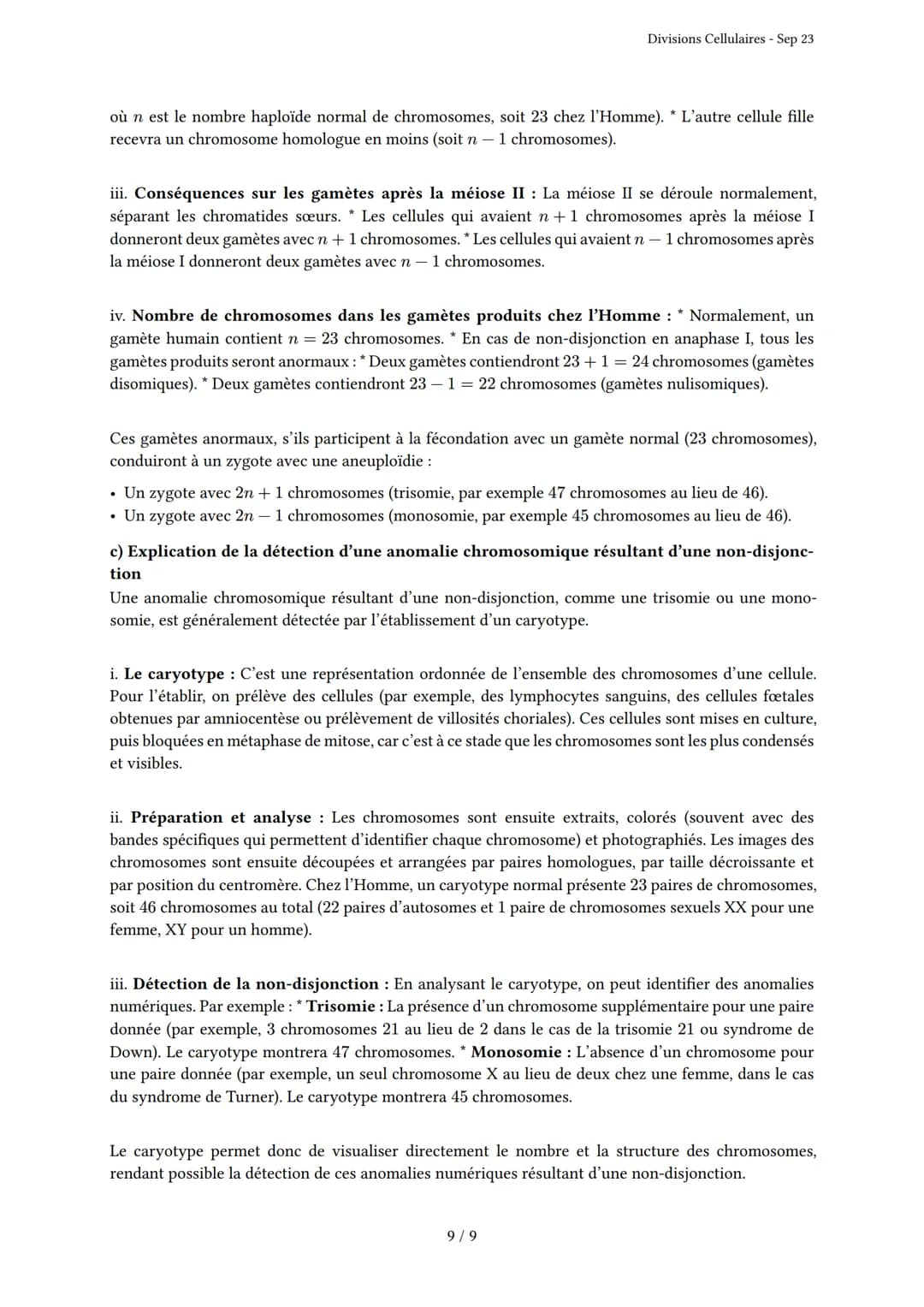 Divisions Cellulaires

Généré par Knowunity.fr - Sep 23

Description: Cet examen couvre les mécanismes de mitose et méiose.

Bonne chance!

