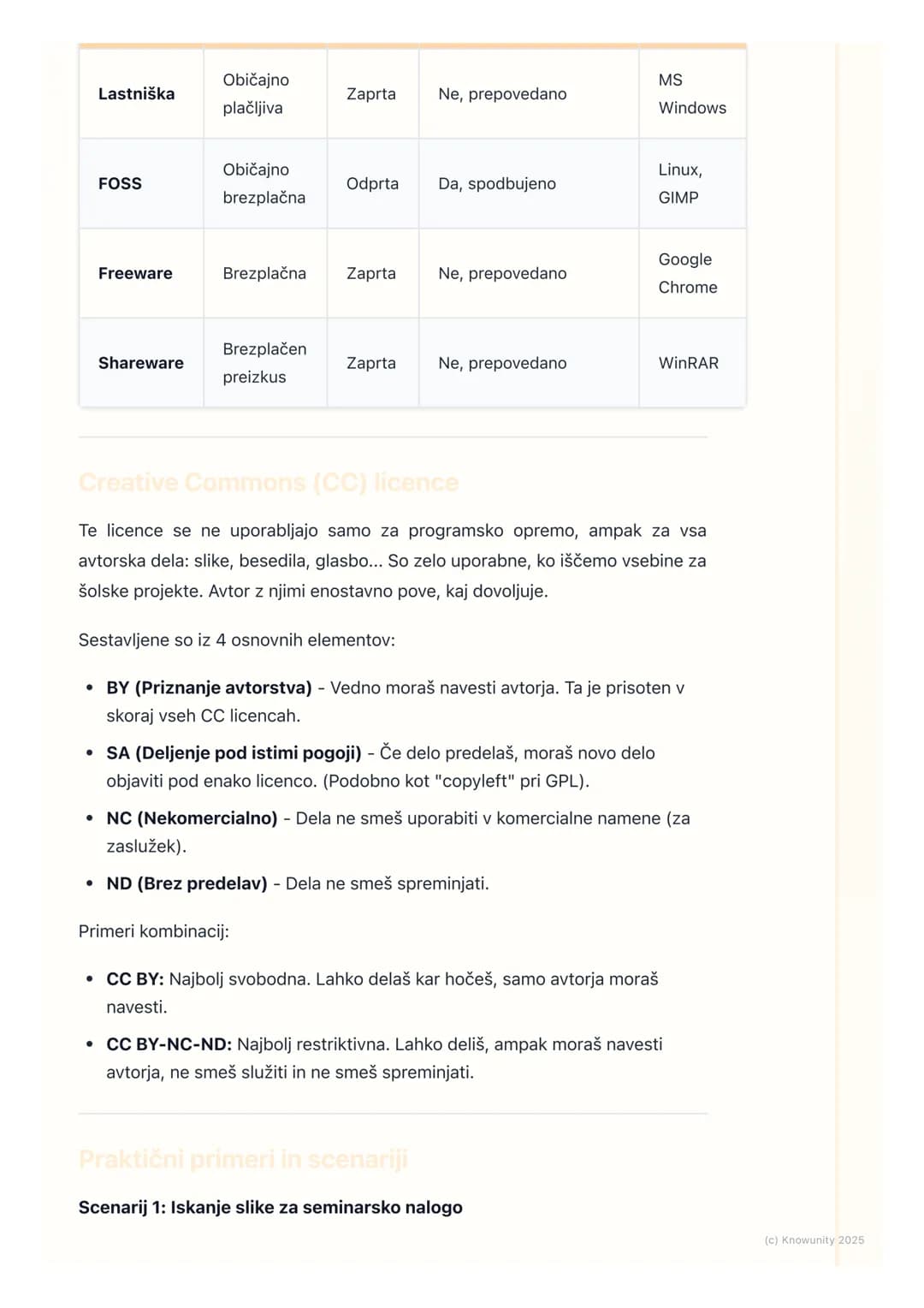 # Avtorske pravice in licenčne
pogodbe
Kaj so avtorske pravice in licence?
To je ful pomembna tema, ker smo skoz na netu in uporabljamo pr
