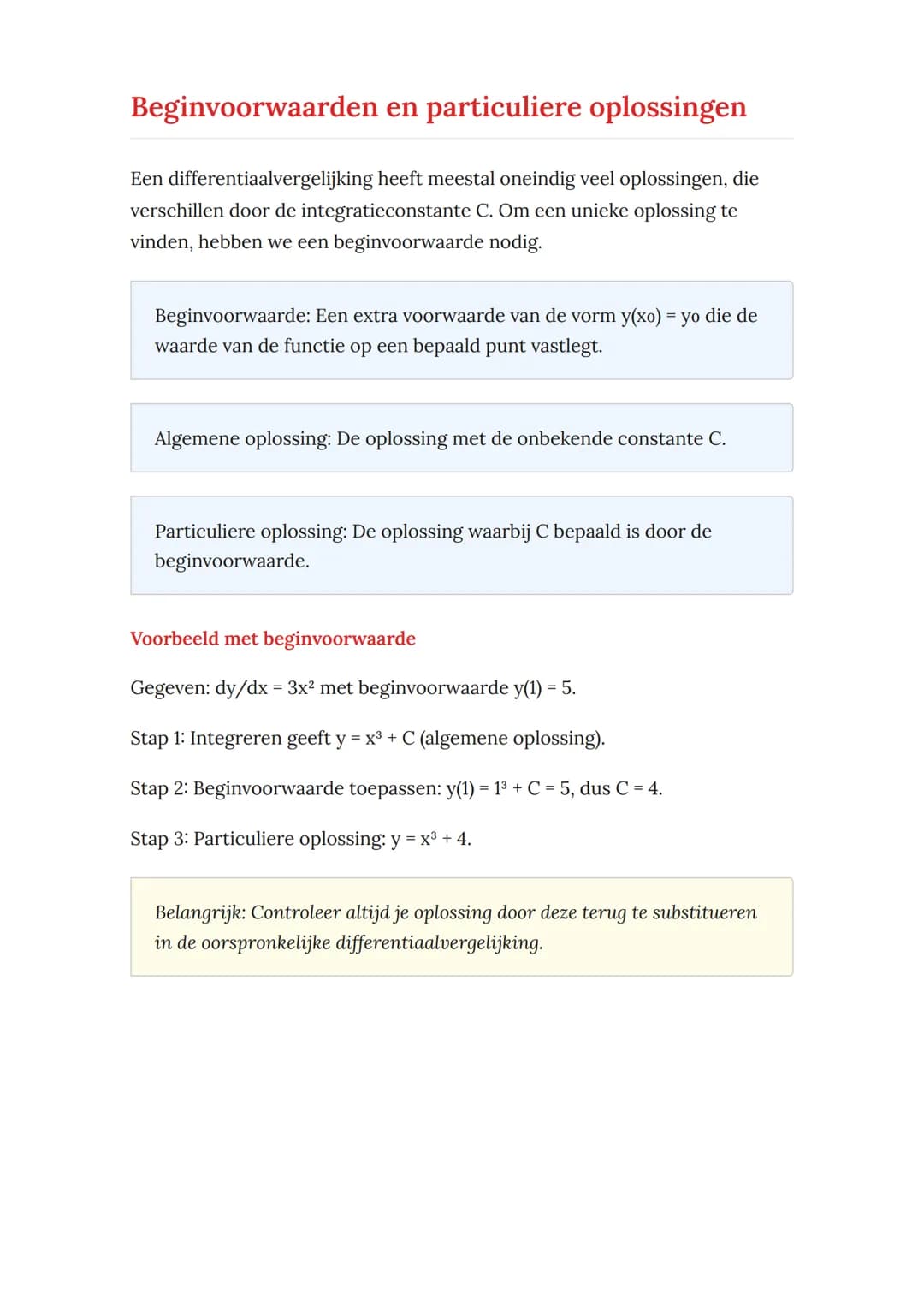 Differentiaalvergelijkingen van
eerste orde - Wiskunde D
Oplossen van eerste orde differentiaalvergelijkingen met praktische
toepassingen
Wi