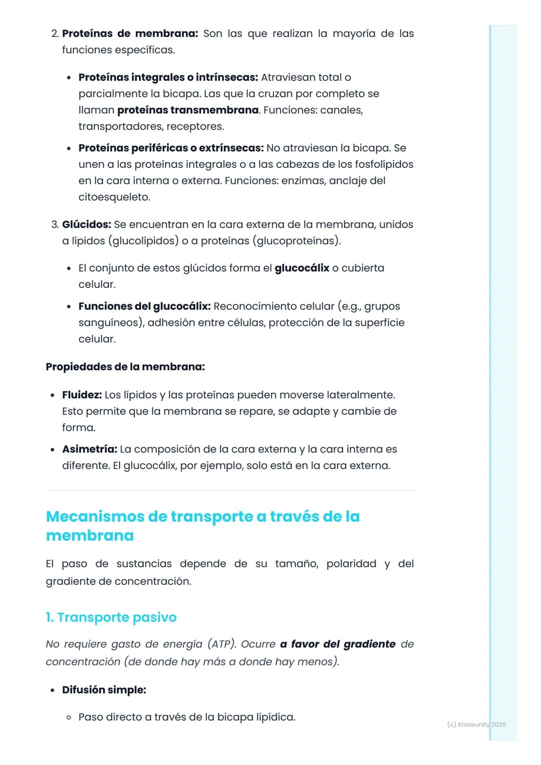 # Membrana Plasmática y
Transporte Celular
La membrana plasmática: la frontera celular
La membrana plasmática es la estructura que delimit