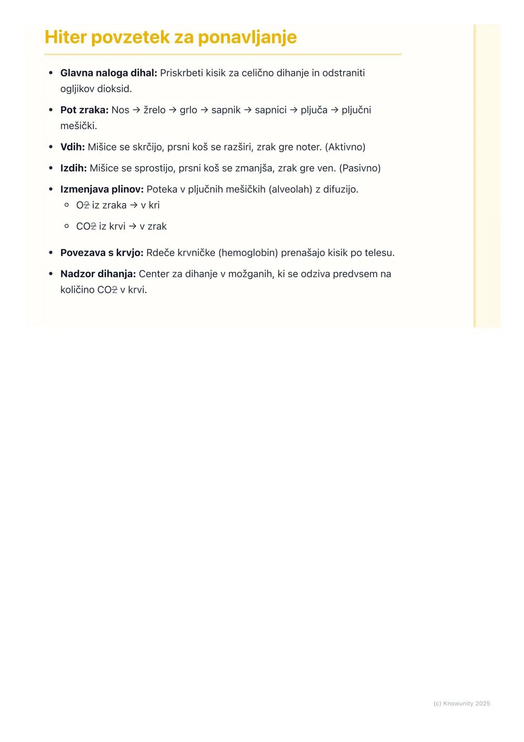 # Dihala
## Uvod v dihala
Dihanje je nujno za življenje. Brez hrane lahko zdržimo nekaj tednov, brez vode
nekaj dni, ampak brez zraka samo