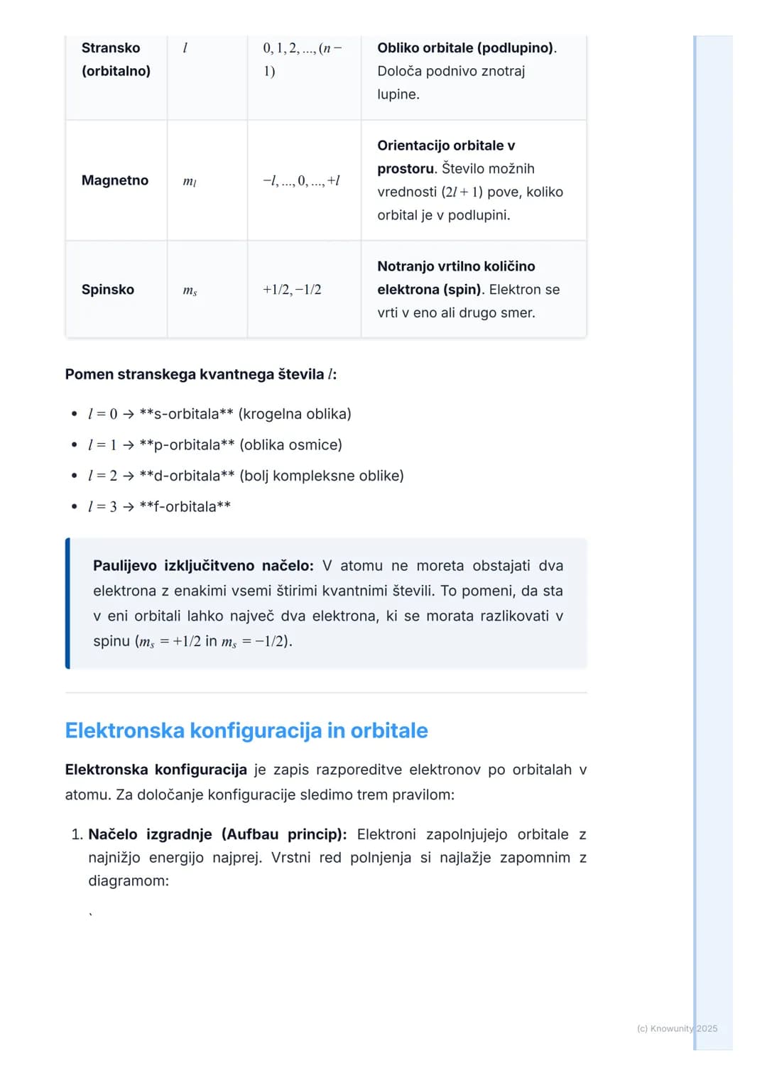# 1.1 Atomska zgradba in
periodičnost
Uvod v kvantnomehanski model atoma
Bohrov model atoma je bil dober začetek, ampak ima omejitve - del