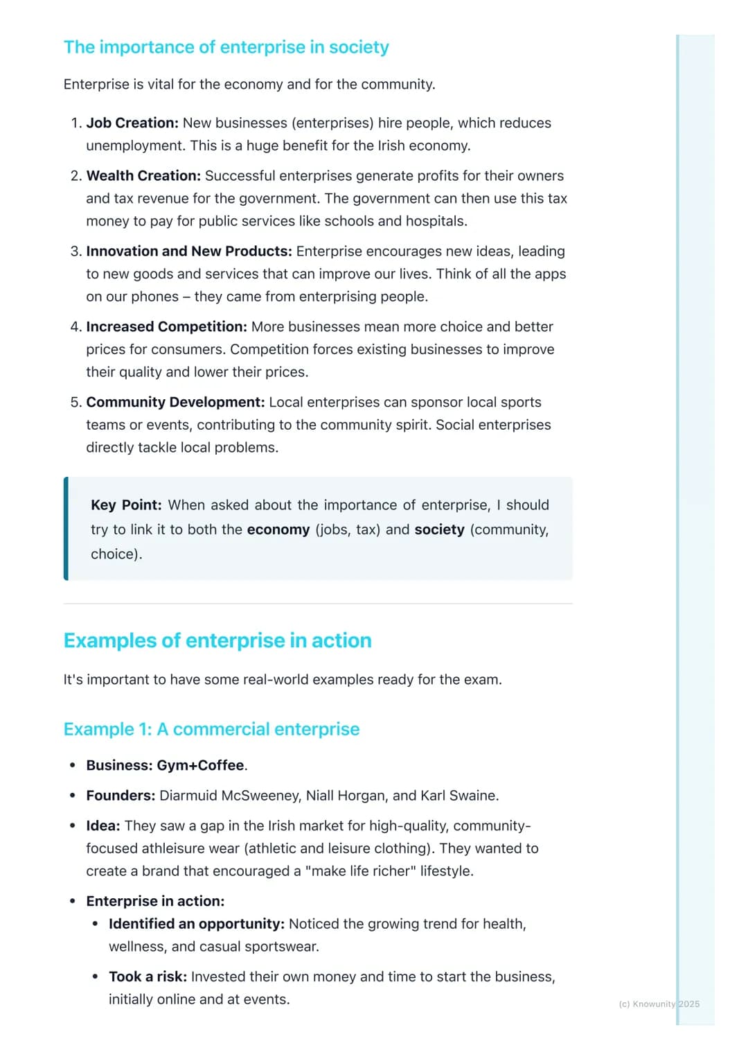 # What is Enterprise?
## Introduction to enterprise
Enterprise is about people taking the initiative to come up with new ideas and
make th
