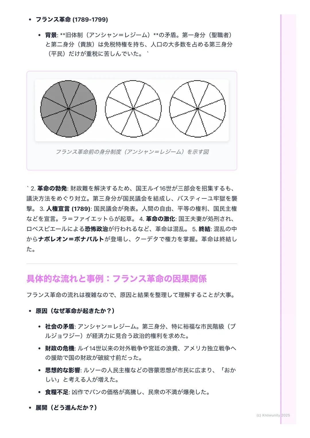# 絶対王政と市民革命
## 絶対王政と市民革命の概要
16世紀から18世紀のヨーロッパでは、国王が強い権力を持つ絶対王政が成立し
た。しかし、商工業の発達で力をつけた市民階級 (ブルジョワジー)が、自由や
平等を求める新しい考え方 (啓蒙思想)に影響され、国王の支配に反発。
