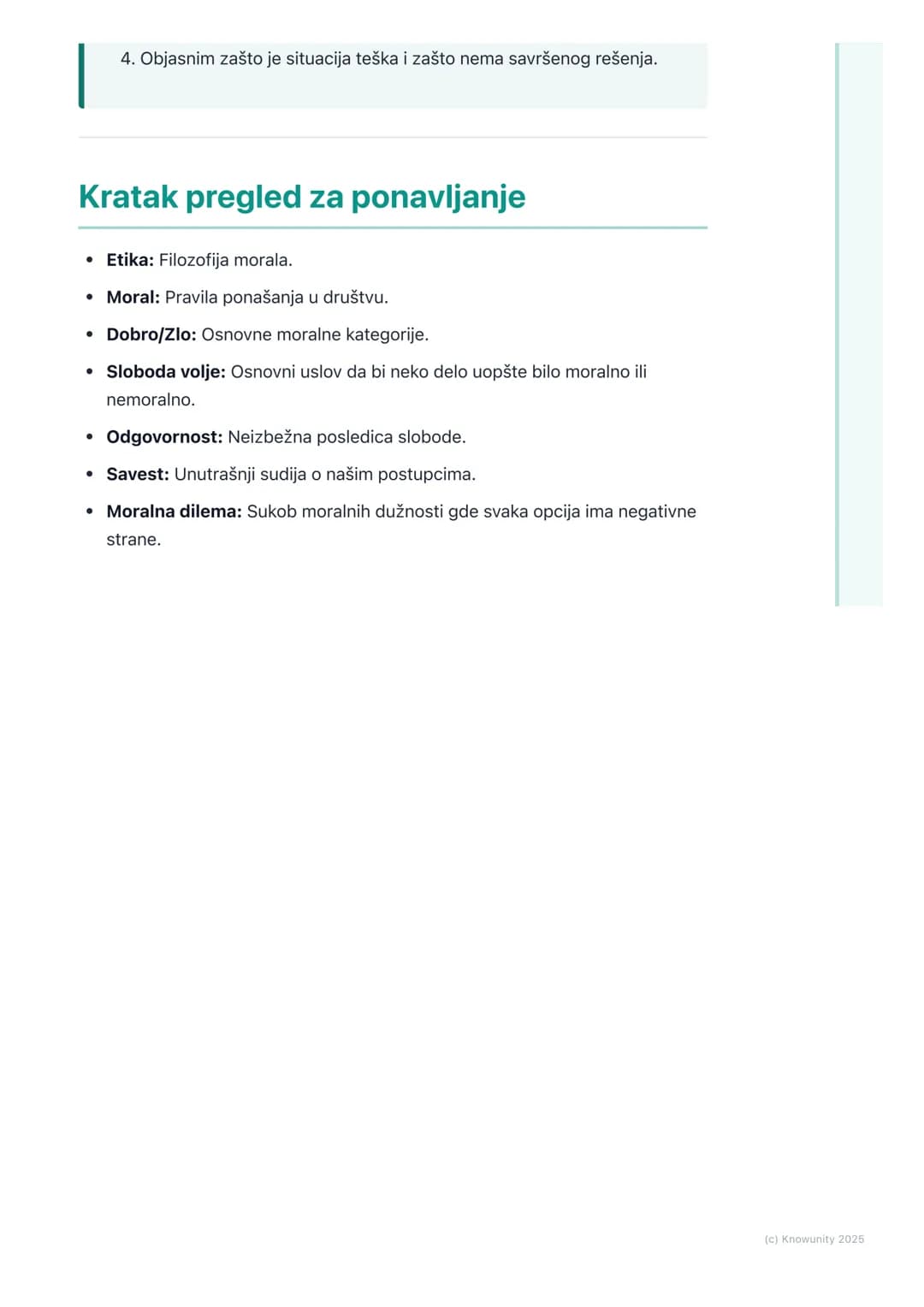 # Osnovni pojmovi etike
## Uvod u osnovne pojmove etike
Etika je grana filozofije koja se bavi moralom, tj. proučavanjem onoga što je
ispr