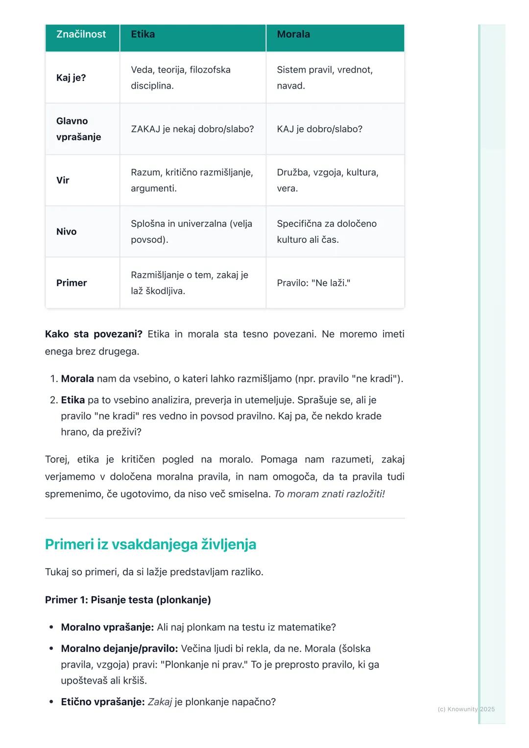# Kaj je etika in morala?
Uvod v etiko in moralo
Vsi se vsak dan srečujemo z vprašanji, kaj je prav in kaj narobe. Ali naj povem
resnico,