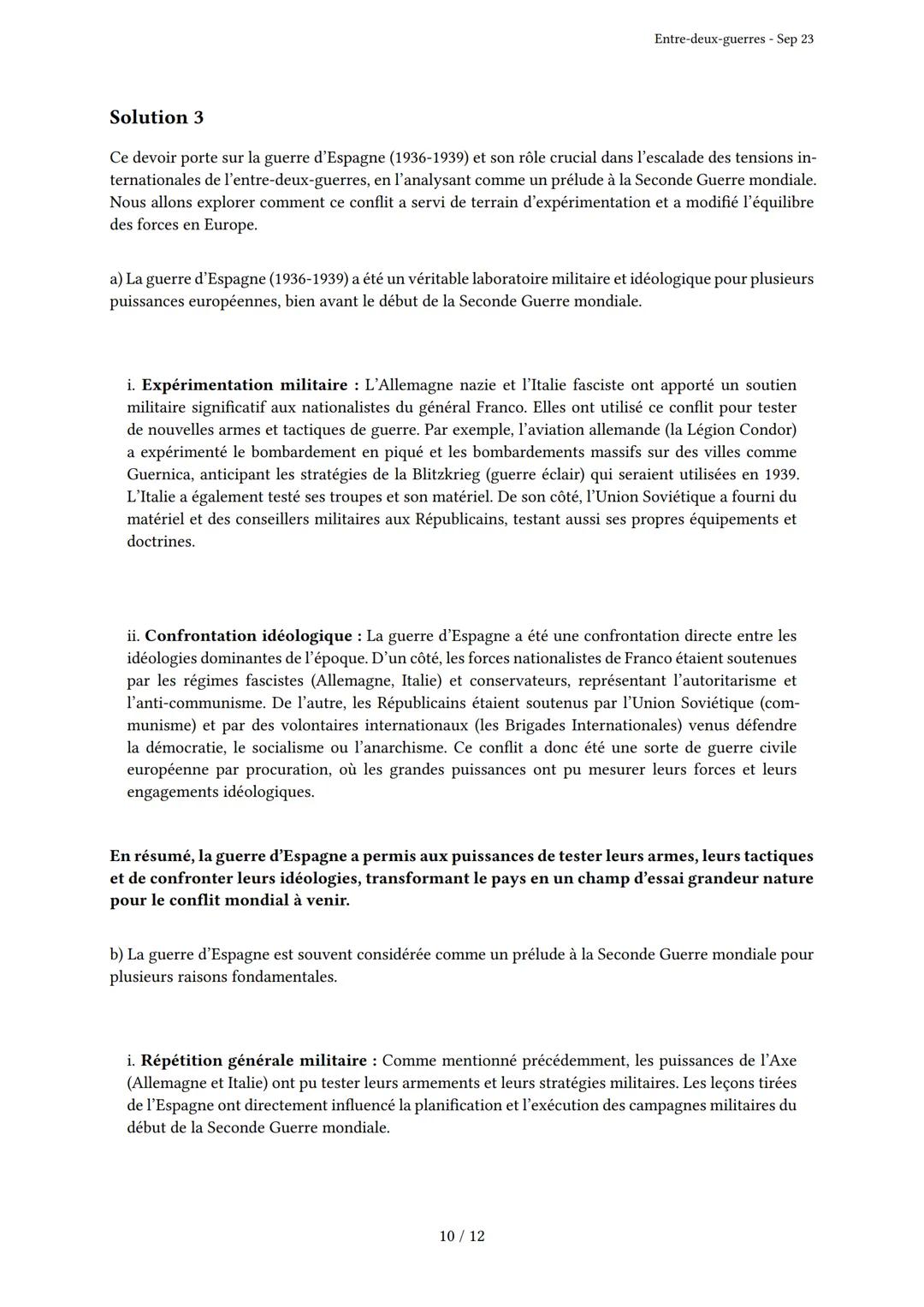 # Entre-deux-guerres
Généré par Knowunity.fr - Sep 23
Description: Cet examen couvre l'Entre-deux-guerres, les démocraties fragilisées et